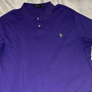Ralph Lauren Purple Polo Shirt for Men
